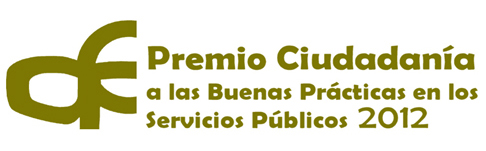 Logo Premio Ciudadanía a las buenas prácticas en los Servicio Públicos